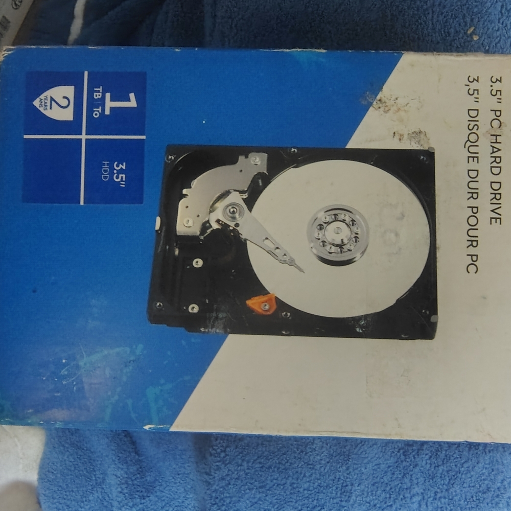 3.5" PC Hard Drive 1TB